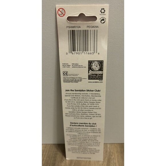 Vintage Sandylion Stars Stickers, Sealed Shimmers - Picture 2 of 5